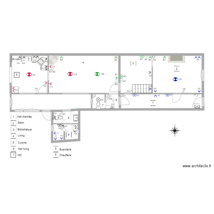 Rez Eclairage 271 juillet. Plan de 0 pièce et 0 m2