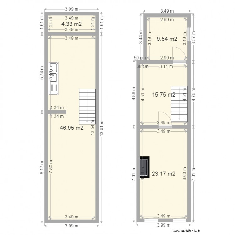 DAUMAZAN. Plan de 0 pièce et 0 m2