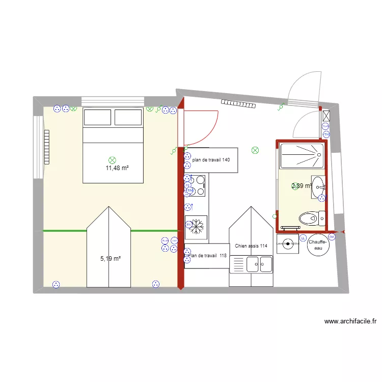 APPART DIRECT 0823. Plan de 