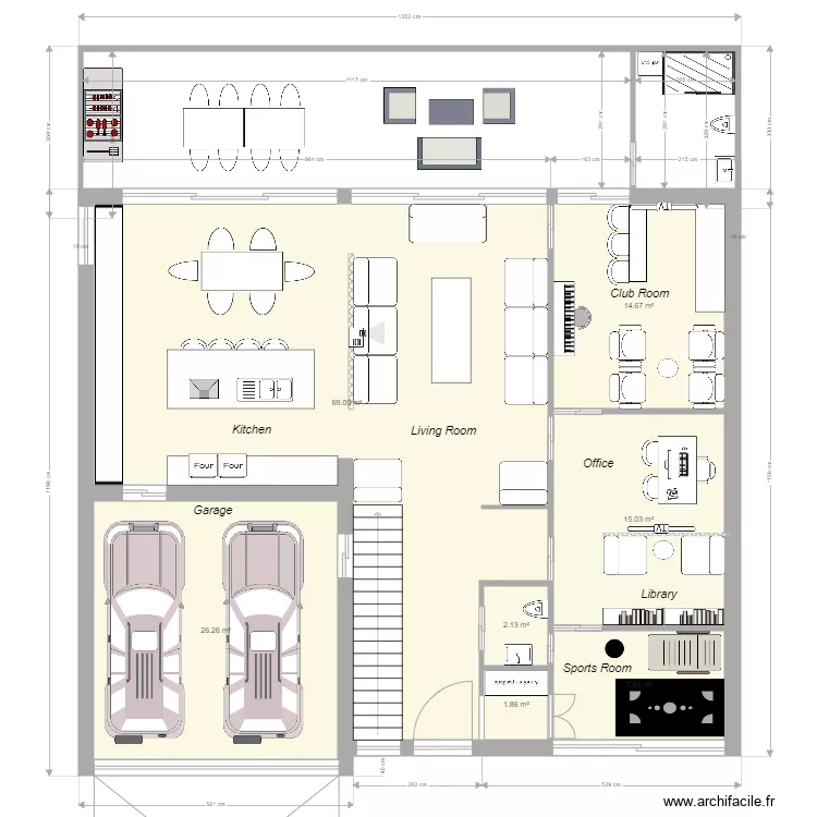 Maison Yvoir 3. Plan de 