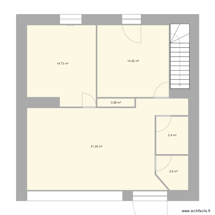 RDC cotation. Plan de 0 pièce et 0 m2