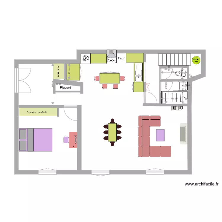 ERIC 23 MOLL SALON OUVERT 4. Plan de 