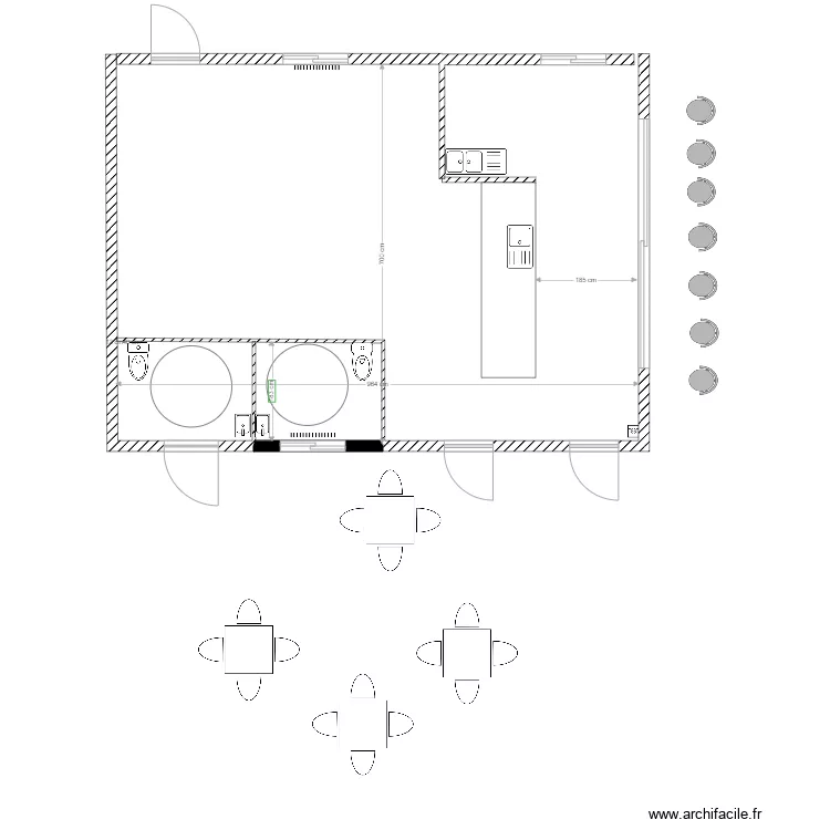 CH BOULE. Plan de 