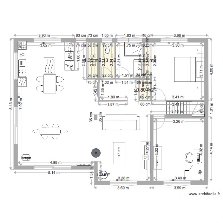 CIVRIIEUX. Plan de 0 pièce et 0 m2