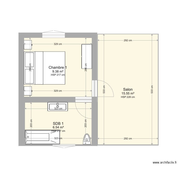 classement. Plan de 0 pièce et 0 m2