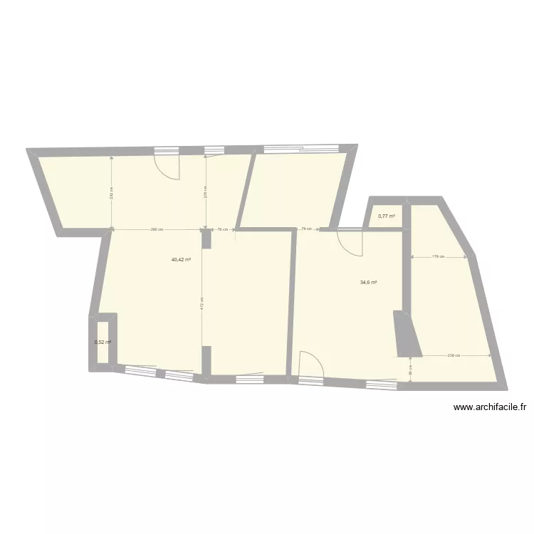 Courtalain 1. Plan de 