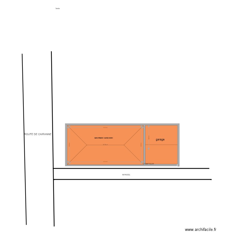 PLAN RICOU masse compteur electrique. Plan de 0 pièce et 0 m2