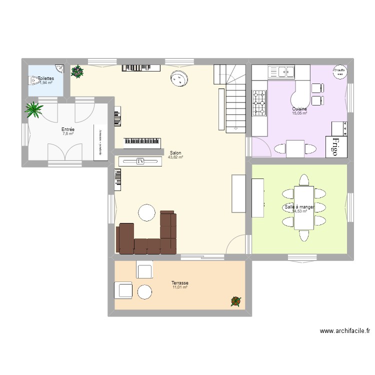 de porter. Plan de 0 pièce et 0 m2