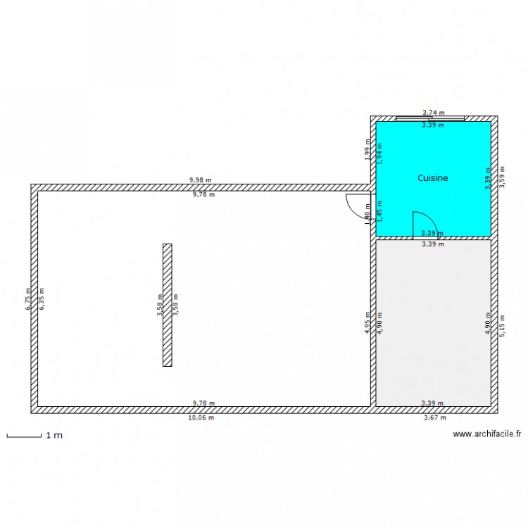 rdc aline. Plan de 0 pièce et 0 m2