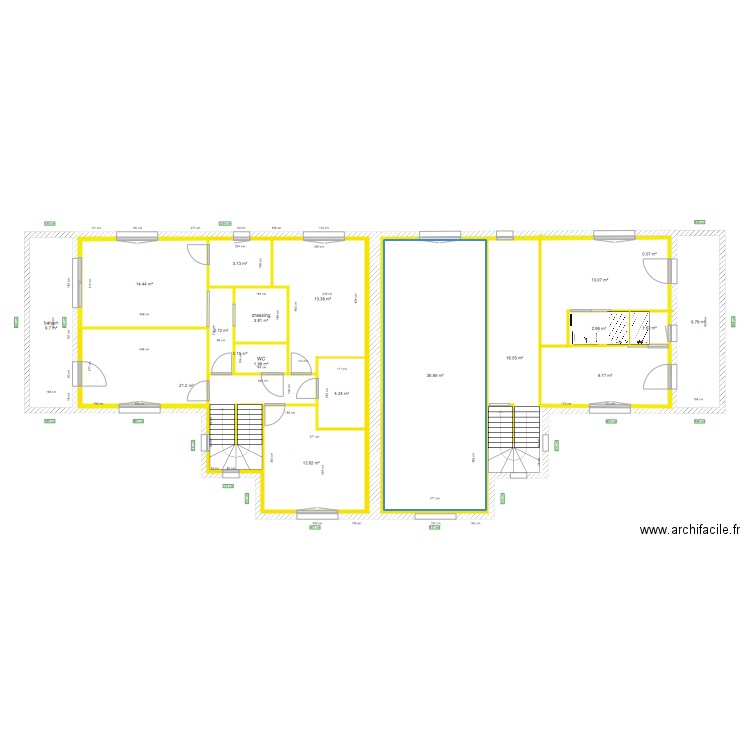 SAINT JULIEN étage . Plan de 0 pièce et 0 m2