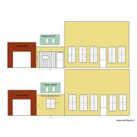 plan DP fa&ccedil;ade