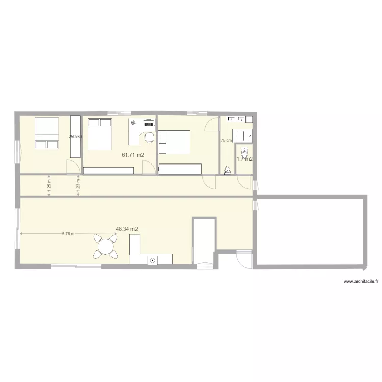 plan terrain en largeur 2. Plan de 