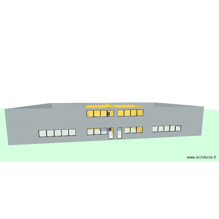 LOCAL 2. Plan de 12 pièces et 1226 m2