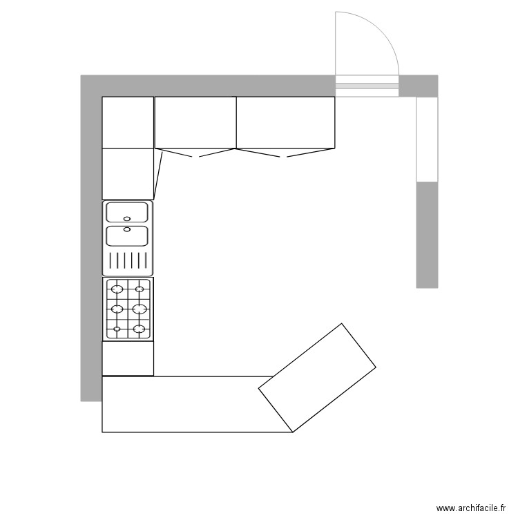 plan cuisine nerac. Plan de 0 pièce et 0 m2