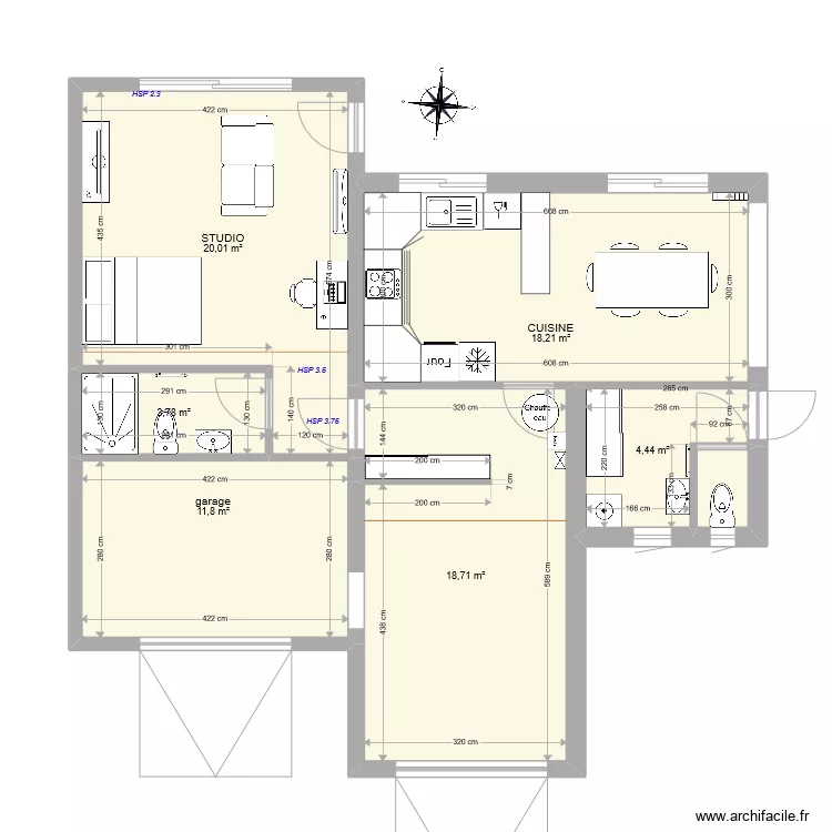 CUISINE GARAGES V3_4. Plan de 