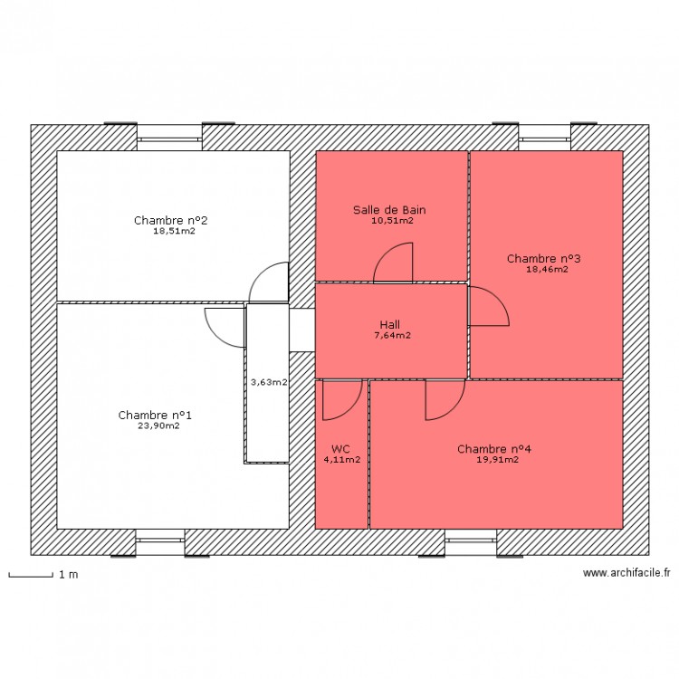 Plan de Coupe ETAGE. Plan de 0 pièce et 0 m2