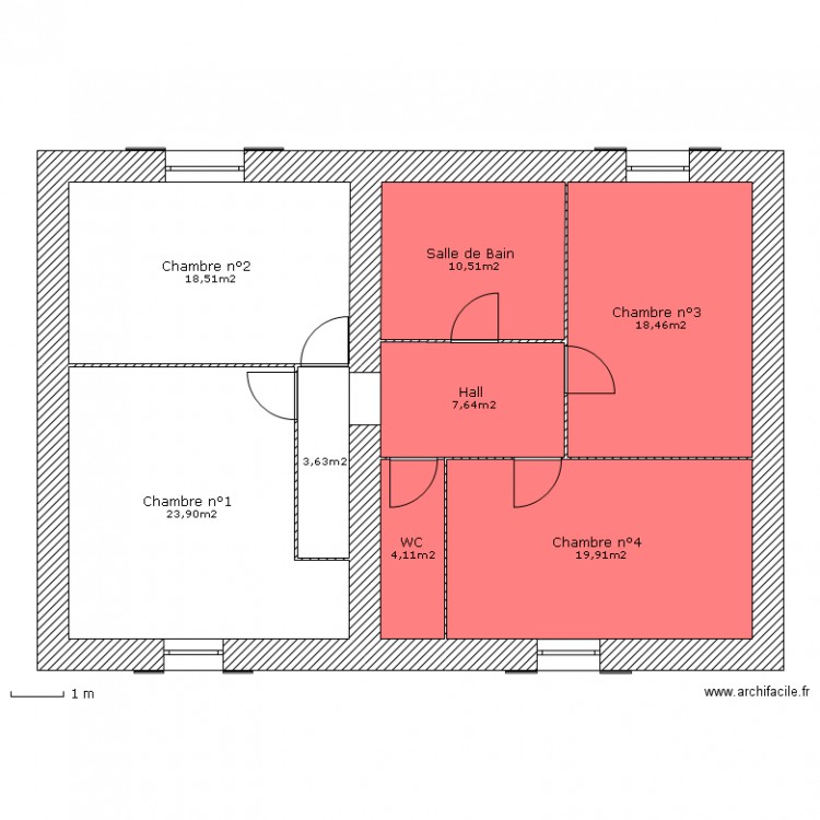 Plan de Coupe ETAGE. Plan de 0 pièce et 0 m2