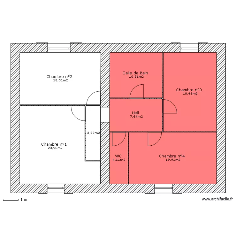 Plan de Coupe ETAGE. Plan de 