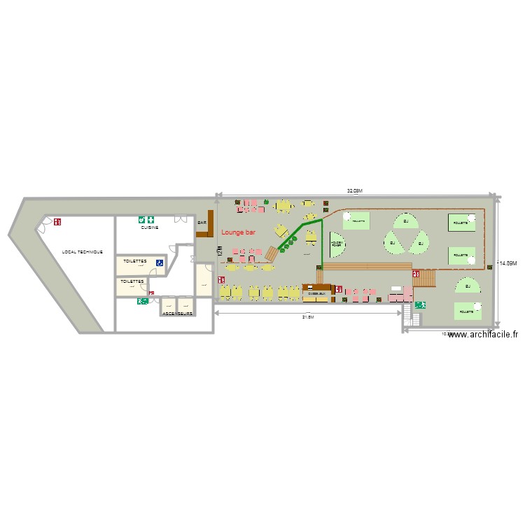 Toit terrasse projet saison 2019. Plan de 0 pièce et 0 m2