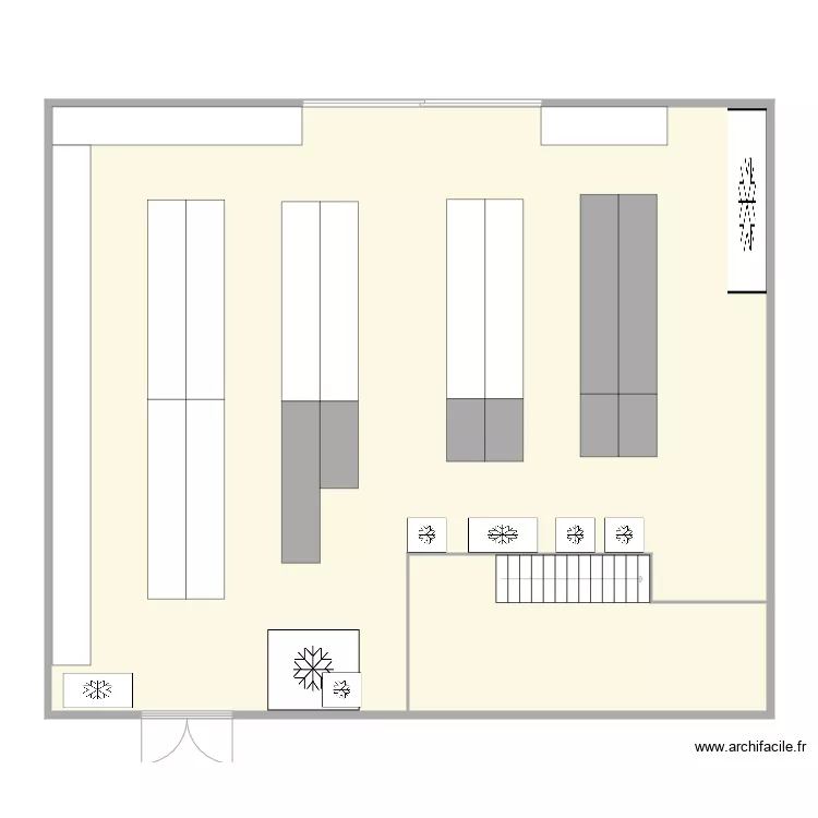 showroom 2. Plan de showroom 2. Plan de
