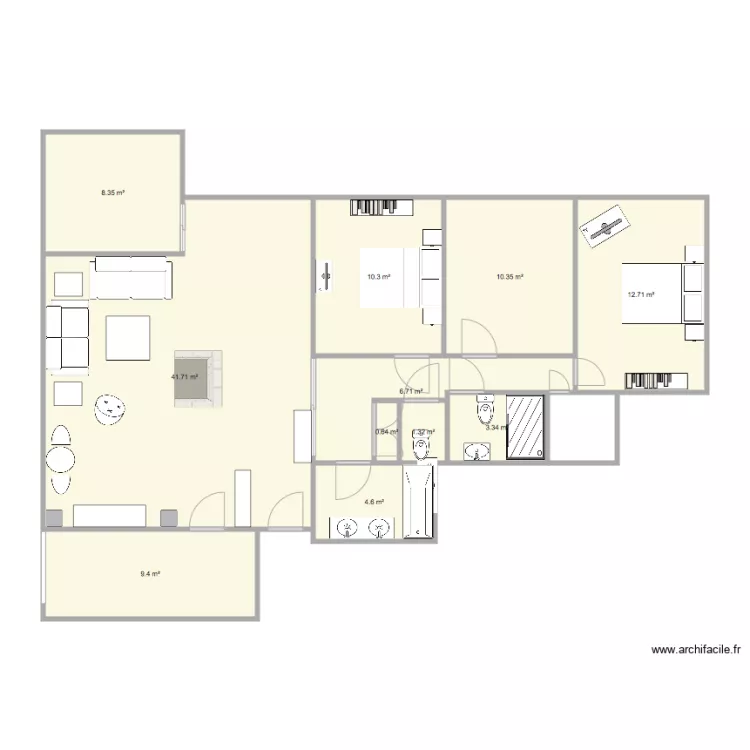 Parc Montaigne 1. Plan de 