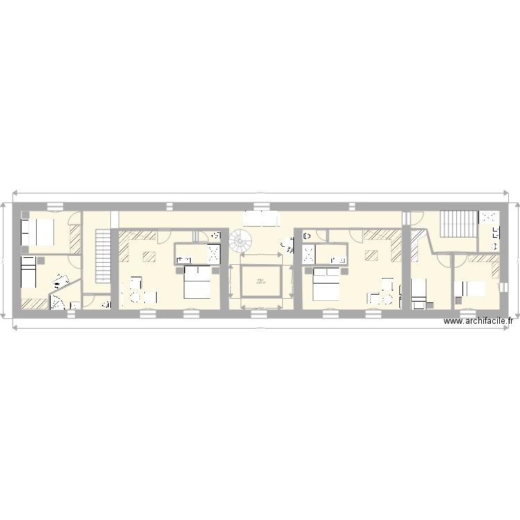 La Marcadiere Etage 2. Plan de 0 pièce et 0 m2