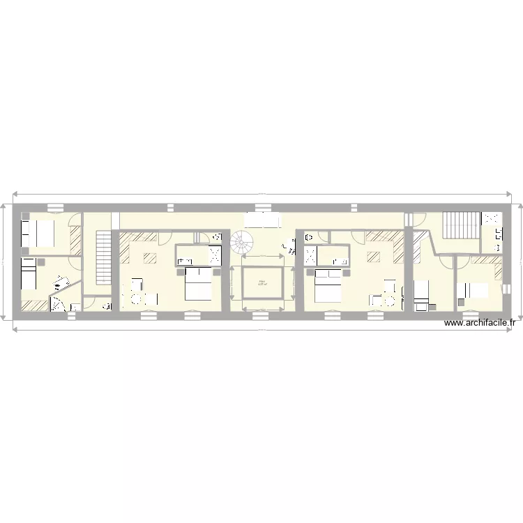 La Marcadiere Etage 2. Plan de 