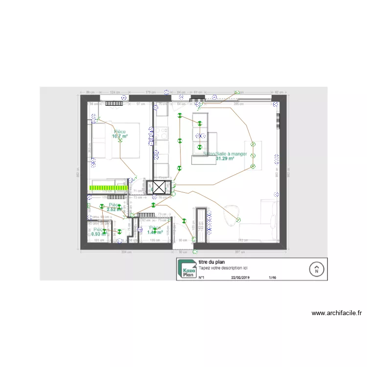 Chapo&ucirc;et. Plan de 