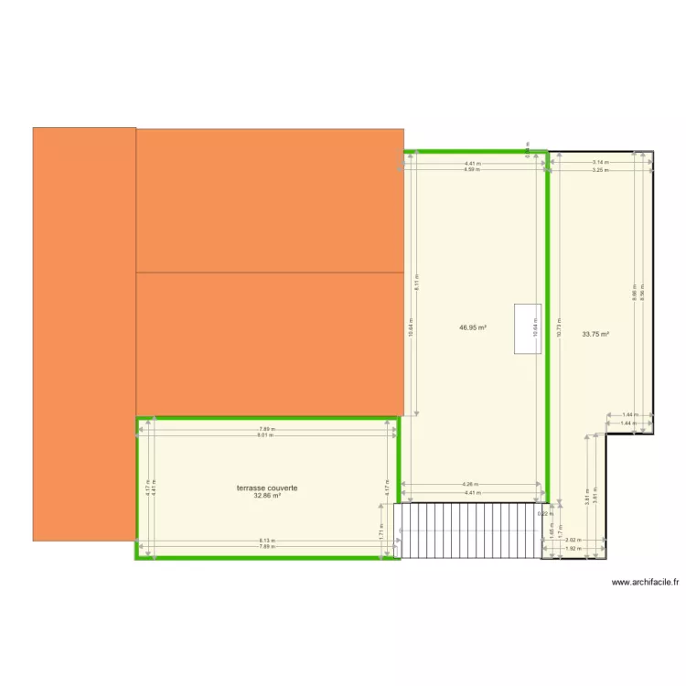 VILLA   TERRASSE BARATTI DUMBEA. Plan de 