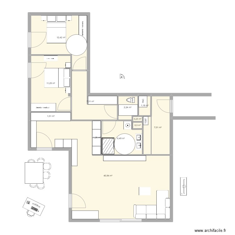 LIGNE BLEUE 42. Plan de 0 pièce et 0 m2
