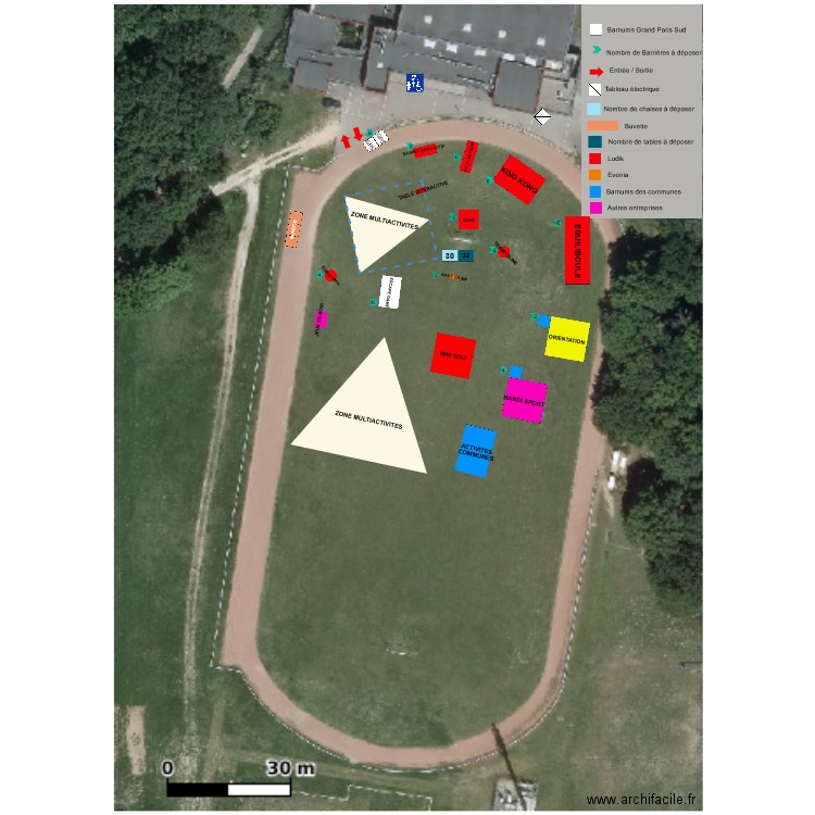 Plan SAINTRY 2021. Plan de 0 pièce et 0 m2