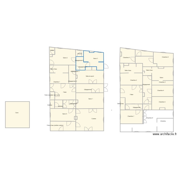 Croquis WERMER. Plan de 0 pièce et 0 m2