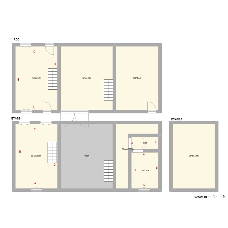 SMITH3. Plan de 9 pièces et 160 m2