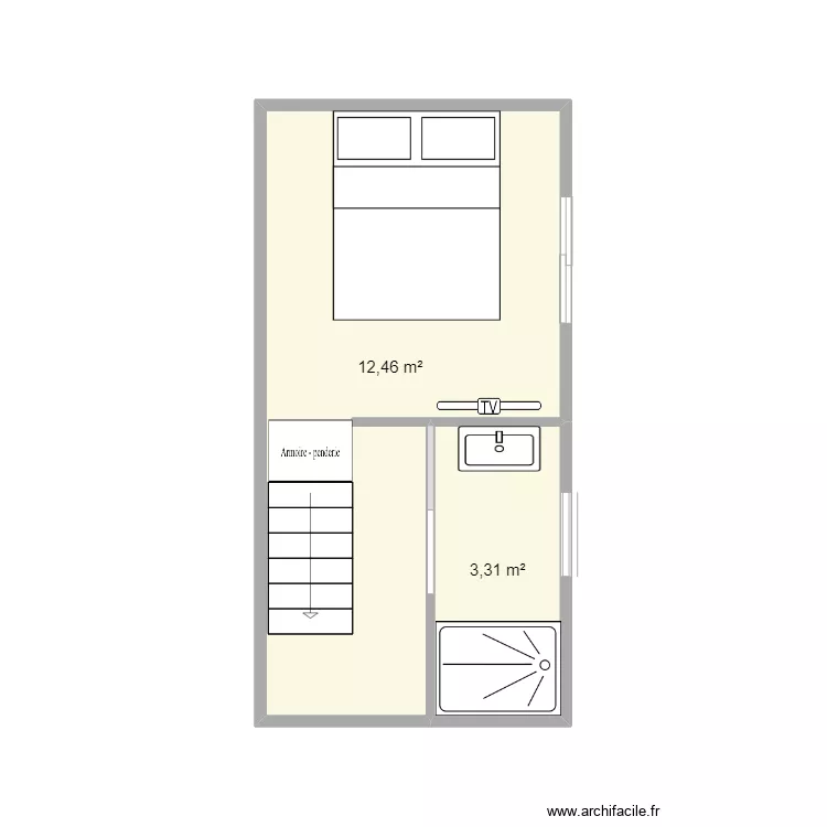 container 183 Etage. Plan de 