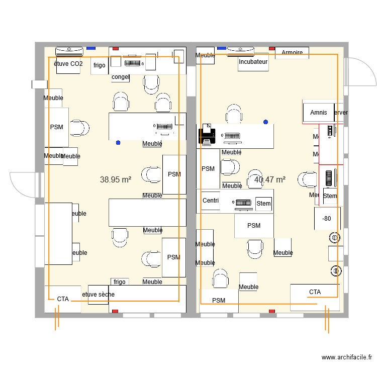 Phase 1 extension BC. Plan de 0 pièce et 0 m2