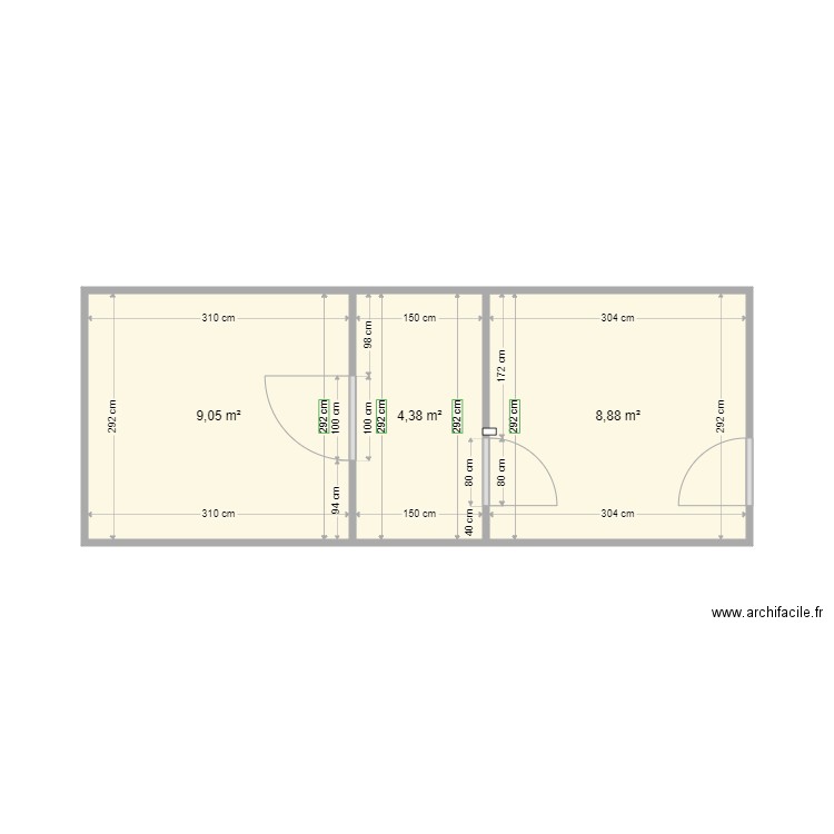 bureau. Plan de 0 pièce et 0 m2