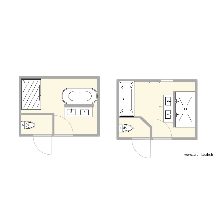 SdB. Plan de 0 pièce et 0 m2