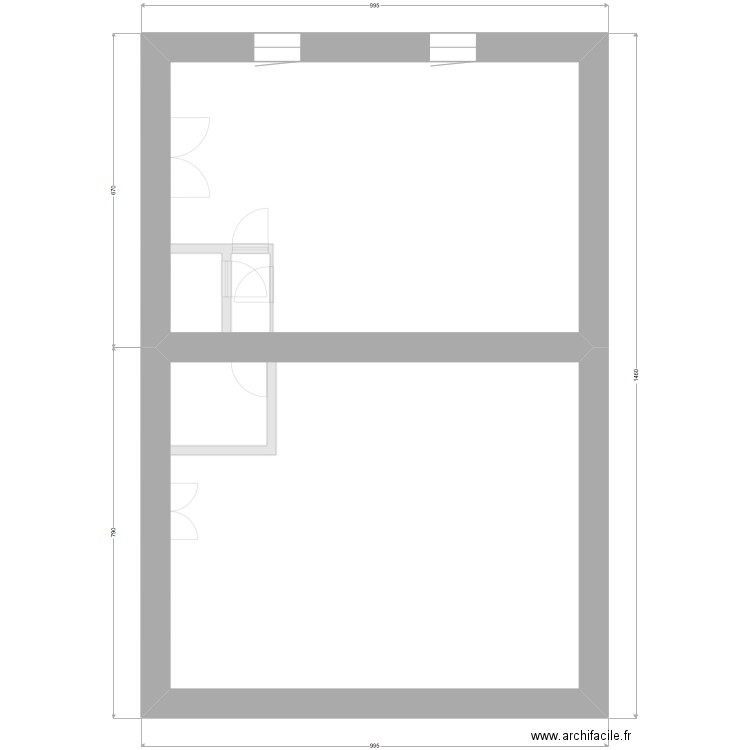 saintba. Plan de 7 pièces et 222 m2