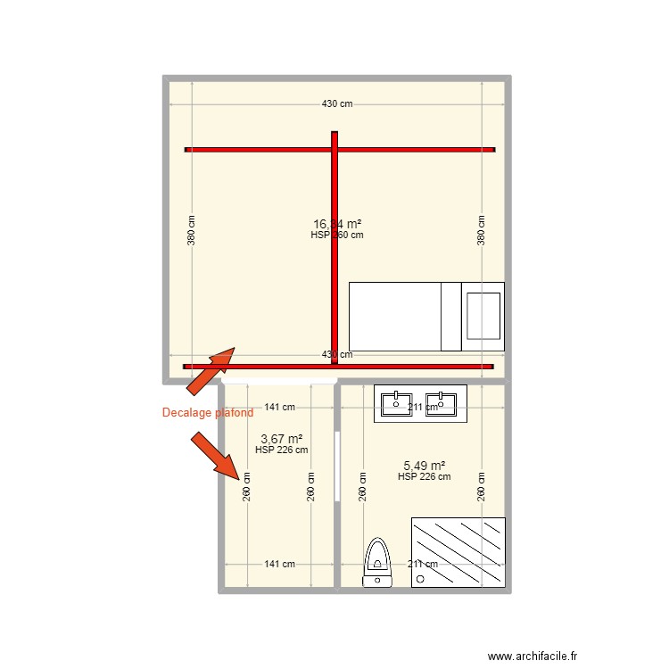 FAM LILAS MAISON A CH 2 H. Plan de 0 pièce et 0 m2