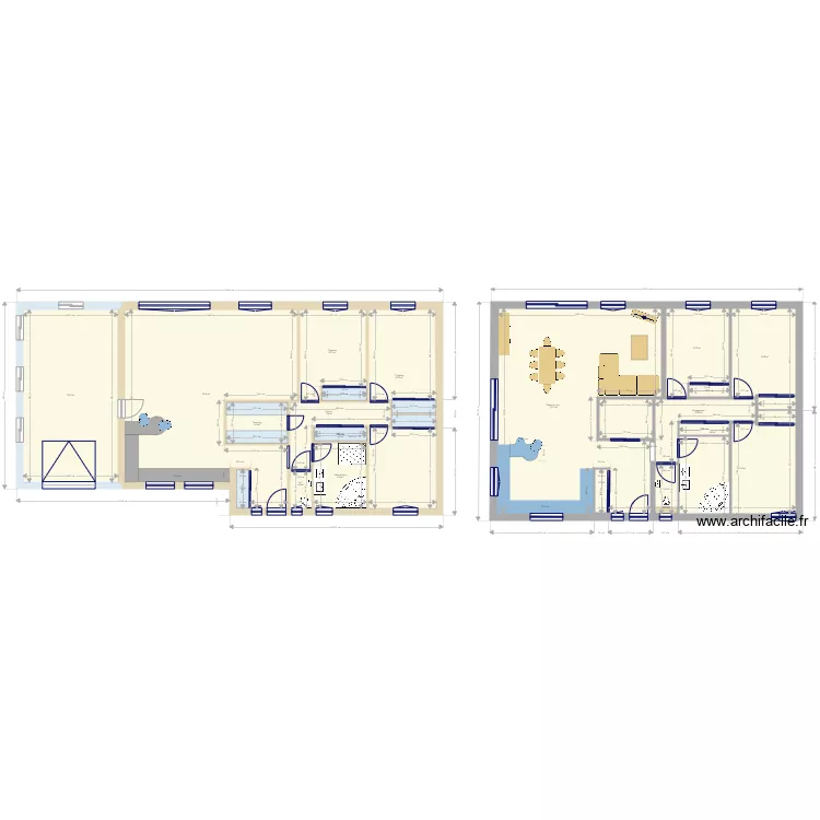 Id&eacute;e de RdCH plan Alain. Plan de 