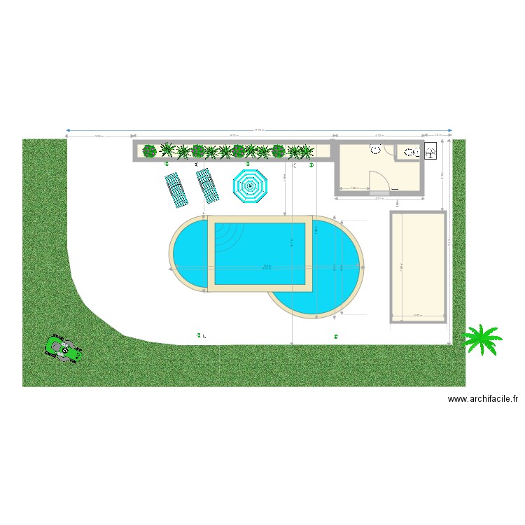 piscine blr n 2. Plan de 0 pièce et 0 m2