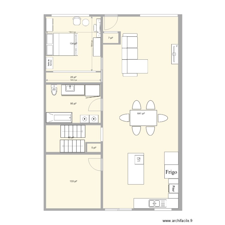 516 option F. Plan de 0 pièce et 0 m2