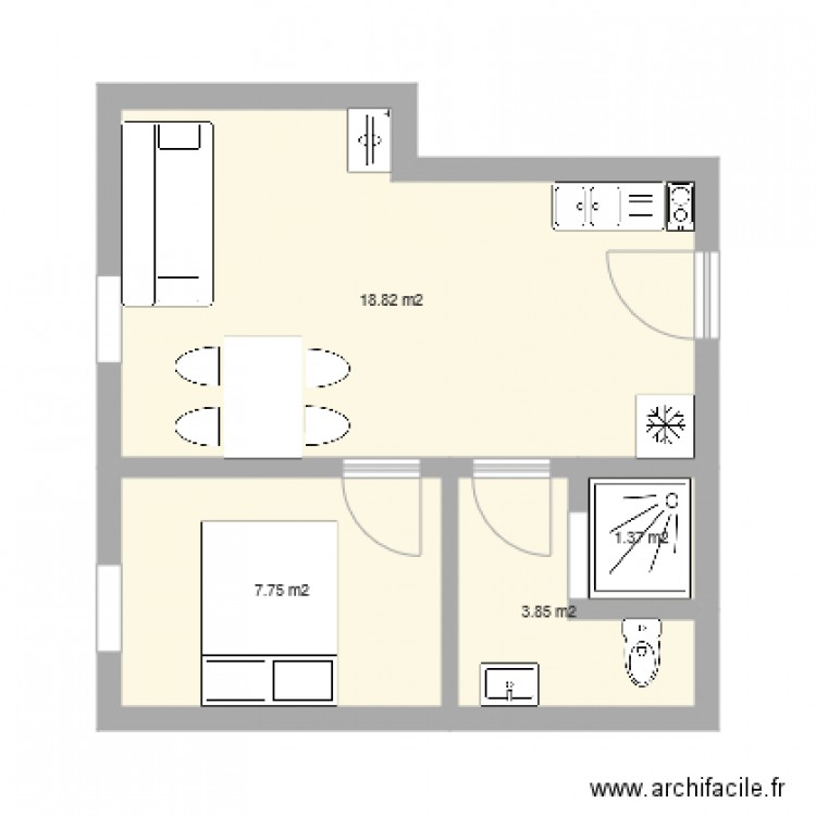 Le Mouchillion. Plan de 0 pièce et 0 m2