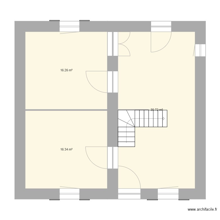 cyril rdc. Plan de 0 pièce et 0 m2