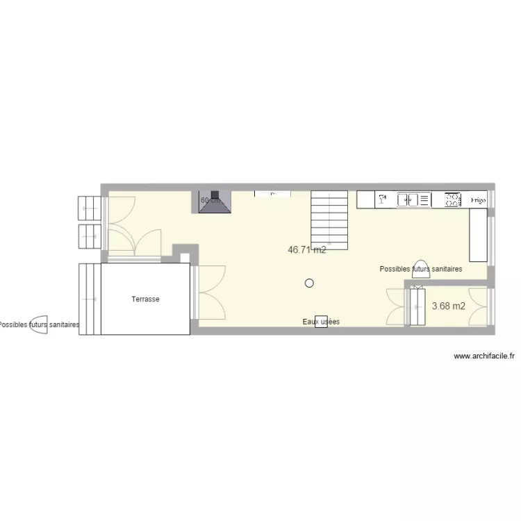 après projet. Plan de après projet. Plan de