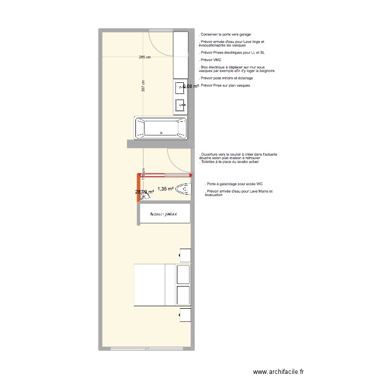 PLAN STUDIO RAMATUELLE. Plan de 0 pièce et 0 m2