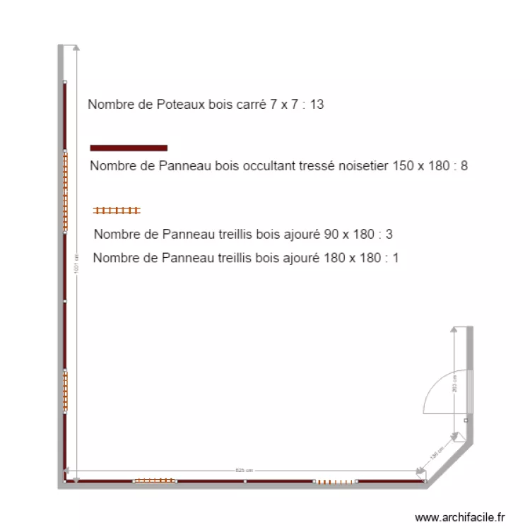 Clôture. Plan de Clôture. Plan de