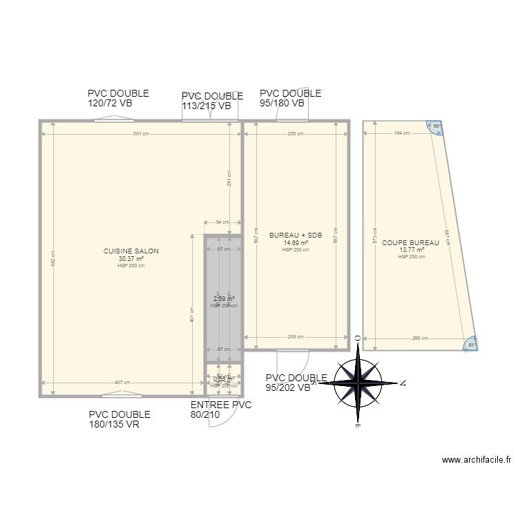 CANNAC. Plan de 0 pièce et 0 m2