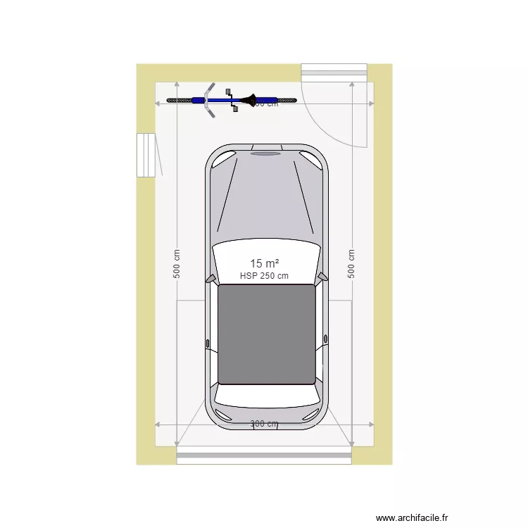 garage 20m2 exter. Plan de 