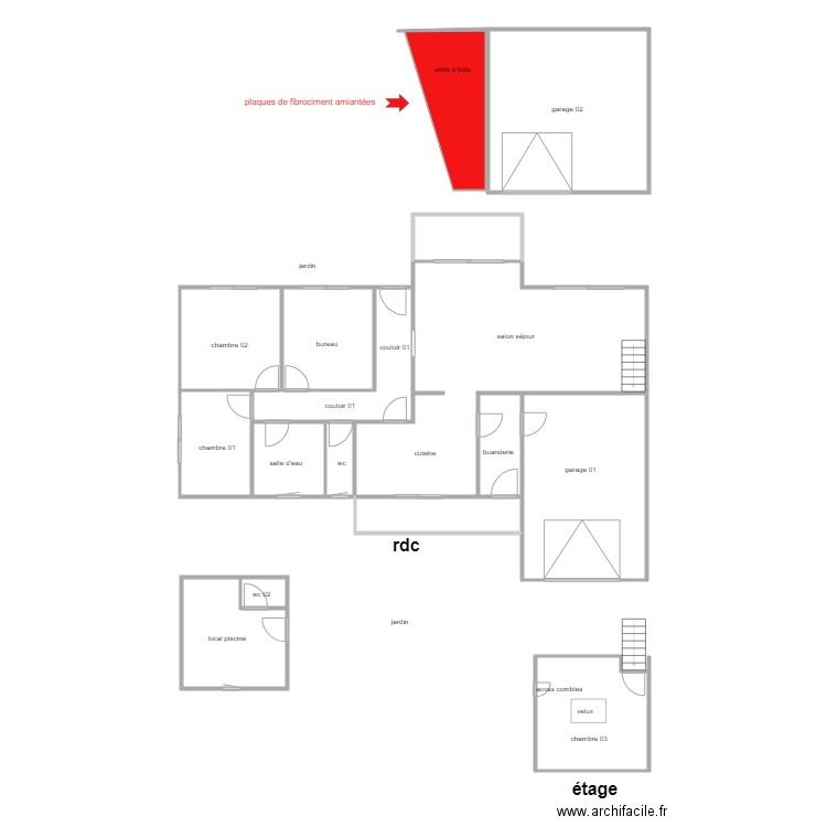 bonhommeau. Plan de 0 pièce et 0 m2